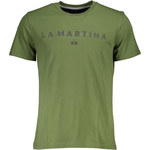 La Martina GREEN MEN&amp;amp;#39;S SHORT SLEEVE T-SHIRT Slike