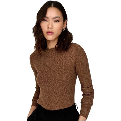 Only Puloverji JERSEY PUNTO MUJER 15294463 Kostanjeva