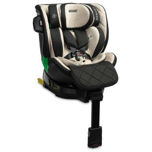 CARETERO Turox i-Size rotirajuća autosjedalica 40&amp;ndash;150 cm, bež Slike