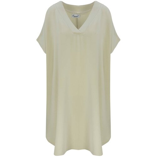 Pri Smooth, loose and comfortable basic mini tunic dress Cene