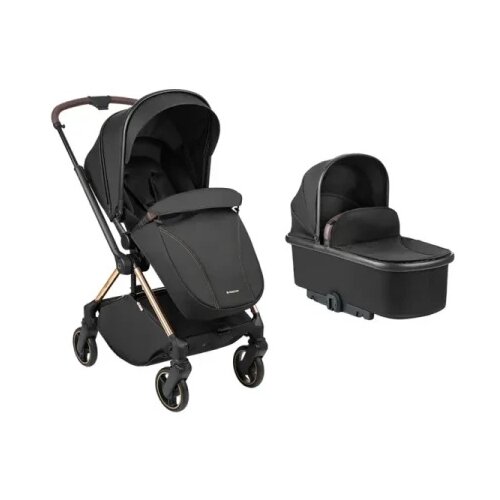 Kikka Boo Kolica Lanah 2in1 set sa tvrdom korpom Black ( KKB21147 ) Cene