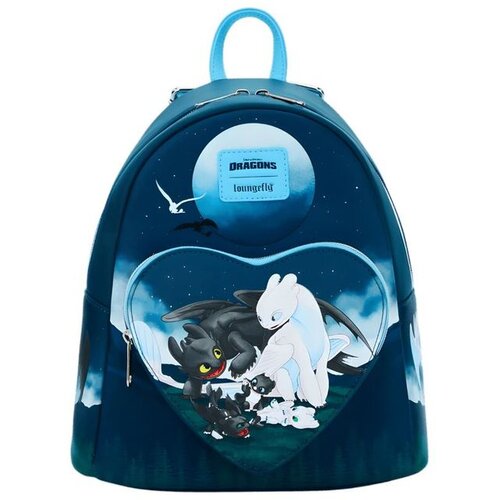 Loungefly mini ruksak How to Train Your Dragon Bezubi i Svjetlosna Furija Slike