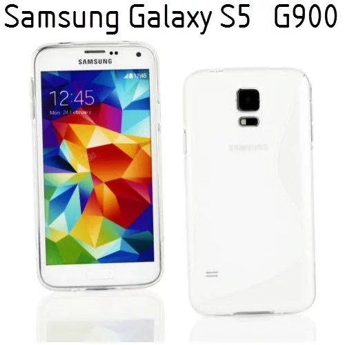  Gumijasti / gel etui S-Line za Samsung Galaxy S5 G900 / S5 Neo G903 - beli