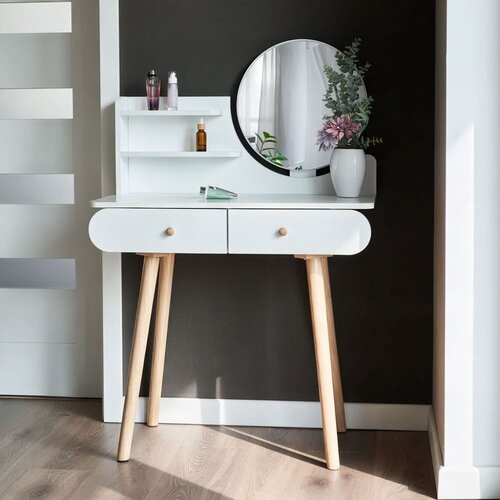 ModernHome Kozmetički Toaletni Stol 80x40x122 cm Slike