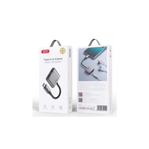 XO NB-R257B adapter Type-c to Type-c i 3.5mm Slike