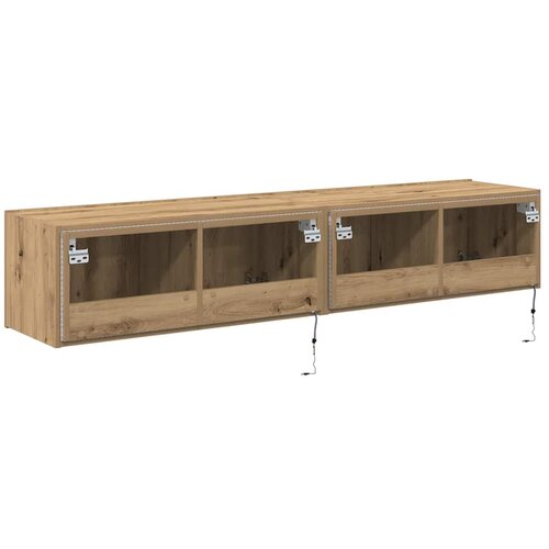 zidni ormar Zidne 2 pcs Umjetnički hrast 80 x 35 x 31 cm Slike