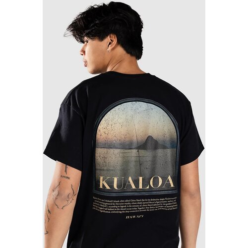 Dravus Kualoa T-shirt washed black Cene