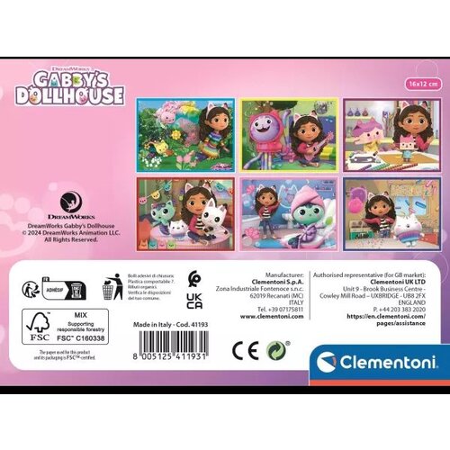 Clementoni Gabi kućica za bebe 12-dijelna kocka s pričom - Cene