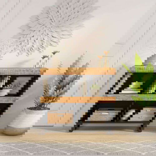  Bočni ormarić 85 x 33 x 75 cm od masivnog drva manga Cijene