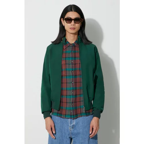 Baracuta Bomber jakna G9 Cloth za muškarce, boja: zelena, za prijelazno razdoblje, BRCPS0001