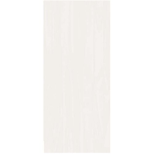 VidaXL komoda bela 70x33x76 cm trdna borovina Slike