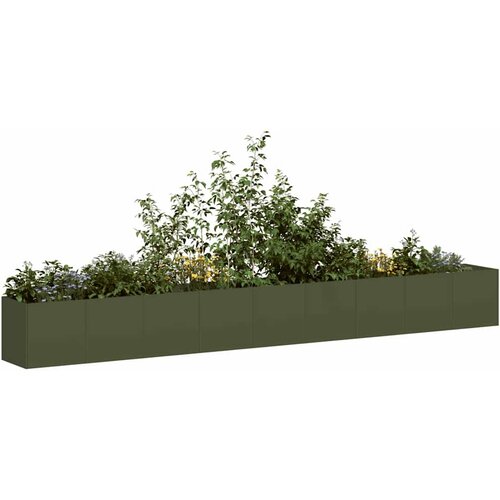 Sadilica maslinastozelena 360x40x40 cm hladno valjani čelik Slike