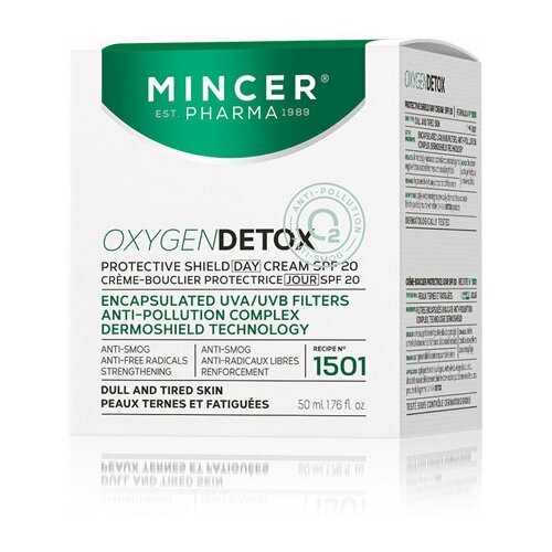 Mincer Pharma oxigen detox N° 1501 - zaštitna dnevna spf 20 krema 50ml Cene