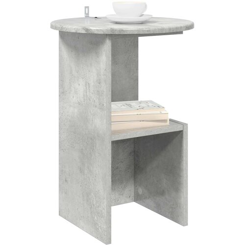  Bocni stol Betonska siva &amp;Oslash; 39,5 x 55 cm Konstruirano drvo Slike