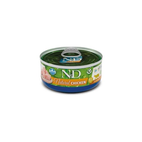 Farmina n&amp;amp;d natural can cat natural chicken 70g Slike