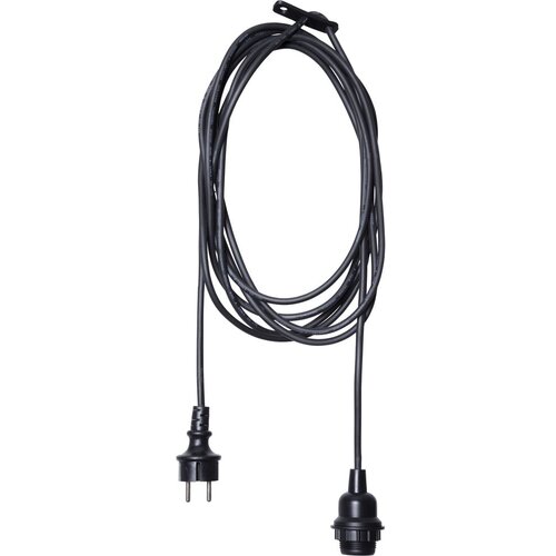 Star Trading crni kabel s nastavkom za žarulju Cord Ute, dužina 2,5 m Cijene