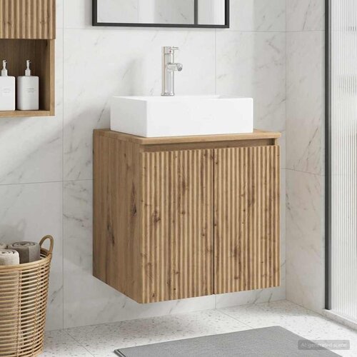  Umivaonik s policom Hrast artisan 49,5 x 41 x 62,5 cm Cene