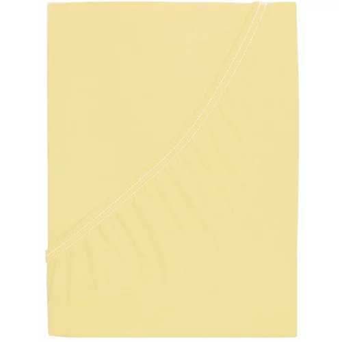B.E.S. Žuta plahta s gumom 90x200 cm –