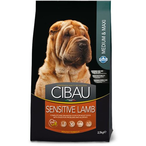 Cibau hrana za pse sklone digestivnim problemima srednjih i velikih rasa - jagnjetina i pirinač 2.5kg Slike