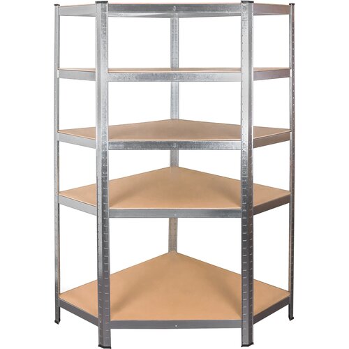  Kutna metalna polica 180 x 90 x 40 cm 5 polica AGA MR4604 Slike