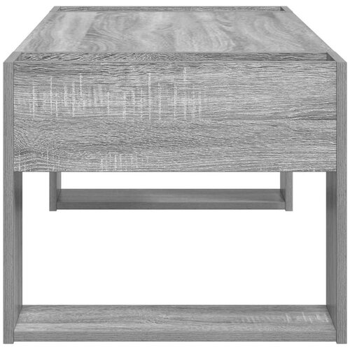  Stolić za kavu Siva Sonoma 110 x 50 x 41 cm Konstruirano drvo Slike