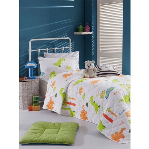  dinolar - white white single bedspread set Cene
