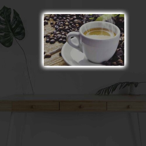 Wallity Slika sa LED osvetljenjem 4570KDACT-004, 45x70 cm Cene