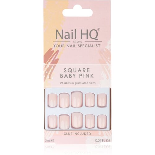 Nail HQ Square umetni nohti odtenek Baby Pink 24 kos Cene