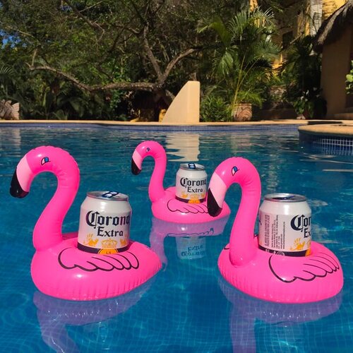  Napihljivo držalo za kozarce Flamingo (3 kosi) Slike