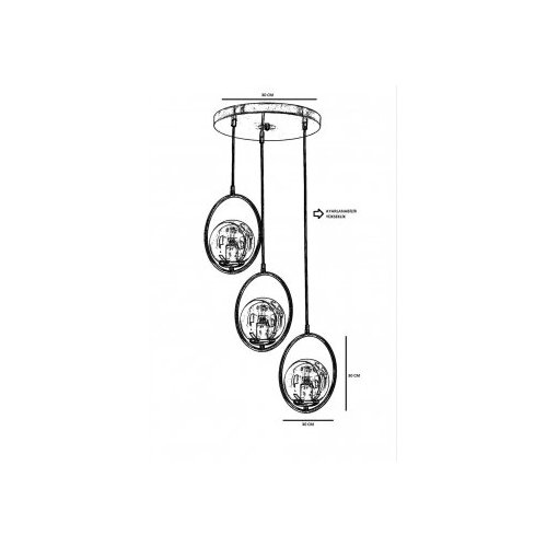 Opviq Luster Ring 3 Luster, crni Slike