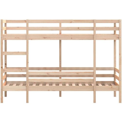  Krevet na kat 90 x 190 cm od masivne borovine Slike