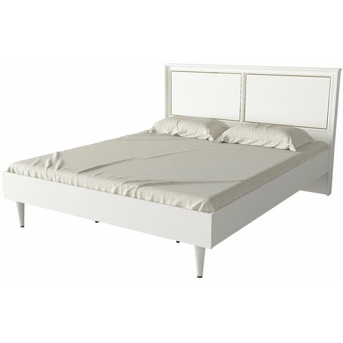 Kalune Design Ravenna - White WhiteGold Double Bedstead Cene