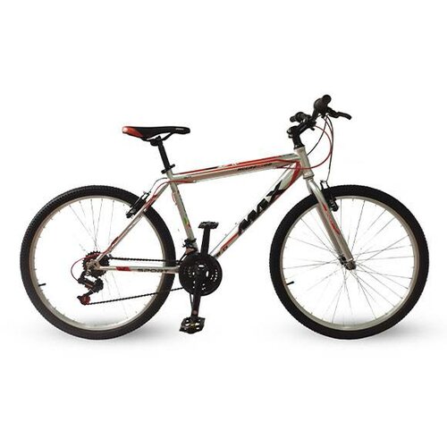 Max Bike muški bicikl AGGRESSOR 7.0 26″ srebrni Slike
