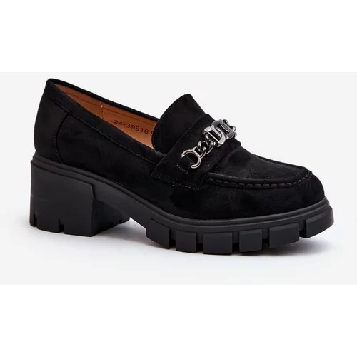 Kesi Black loafers with heels Eriella
