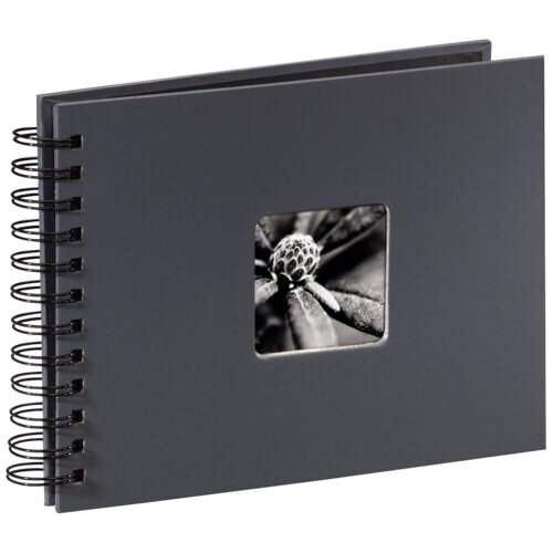 Hama fine art spiral grey 24x17 50 black pages 94884 Cijene