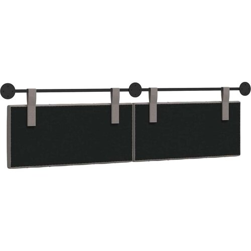  Držeće uzglavlje Zidne Sivo-smeđa 170 x 55 x 7 cm tkanina - Sivo-smeđa 160 cm bez LED Slike
