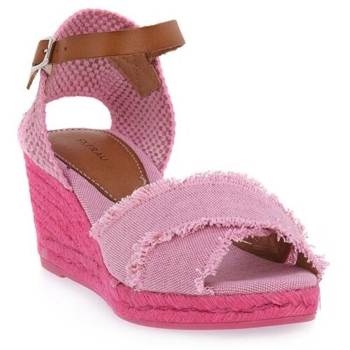 Frau Sandali &amp;amp; Odprti čevlji Babol Canvas Vintage Rožnata Slike