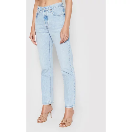 Levi's Jeans hlače 501® Crop 36200-0124 Modra Cropped Fit