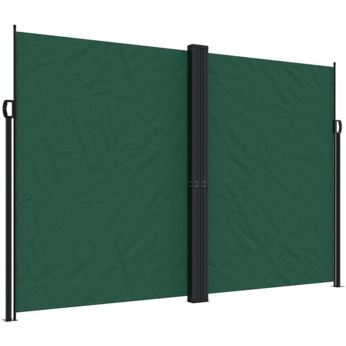 vidaXL Zložljiva stranska tenda temno zelena 220x1200 cm, (21206764) Cene