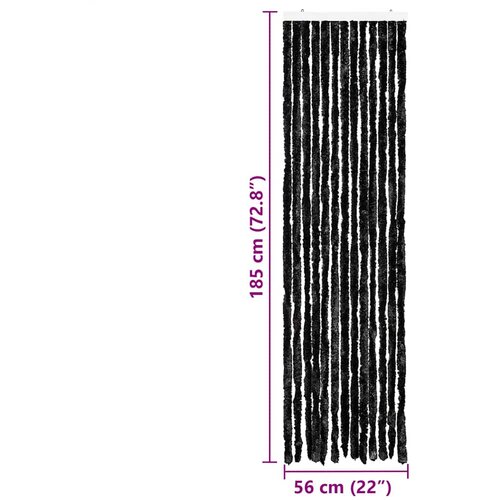  Zastor protiv insekata antracit 56 x 185 cm &amp;scaron;enil Slike