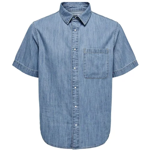 Only & Sons Srajca 'STEEN' moder denim