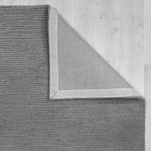 Flair Rugs Siva ročno tkana volnena preproga 160x230 cm Harris Boucle &amp;ndash; Slike
