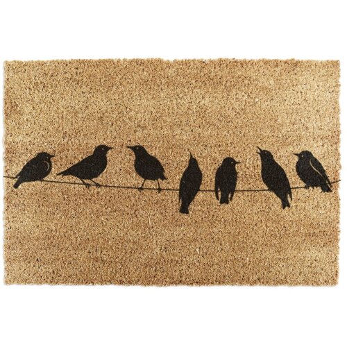 Artsy Doormats Otirač od kokosovih vlakana 40x60 cm Birds On a Wire – Cijene