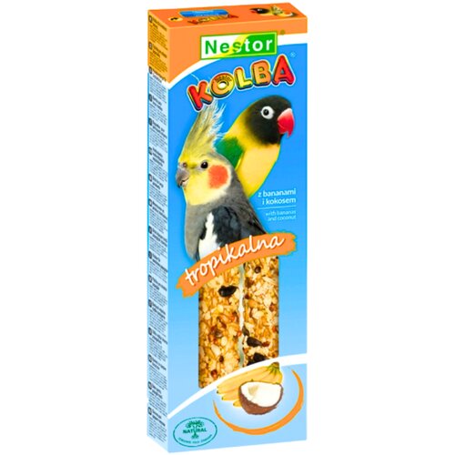 Nestor Poslastica za nimfe Kolba PSOT 078, Kokos i banana, 10 komada, 115g Cene