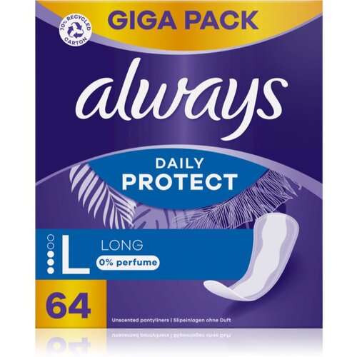 Always Daily Protect Long dnevni vložki brez dišav 64 kos Cene