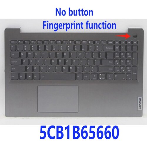  palmrest (c cover) sa tastaturom za laptop lenovo ideapad 3-15ALC6 ITL6 fingerprint Slike