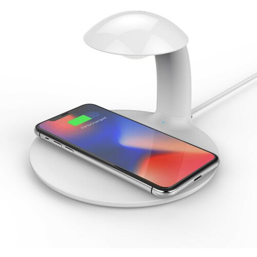 Zikko Brezžični polnilnik ZW8011 2in1 10W Inteligenten Hitro svetilko nastavljivo LED nočna lučka za Samsung iPhoneX, (20652947) Cene
