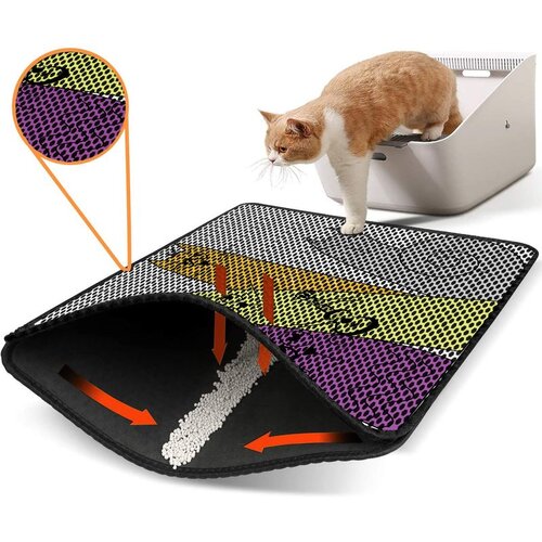 WALLXPERT Nrszn0250 Multicolor Cat Litter Mat Cene