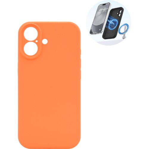 Chameleon Silikonski ovitek (liquid silicone) za Apple iPhone 17 N-Soft Magnetic, oranžen Cene