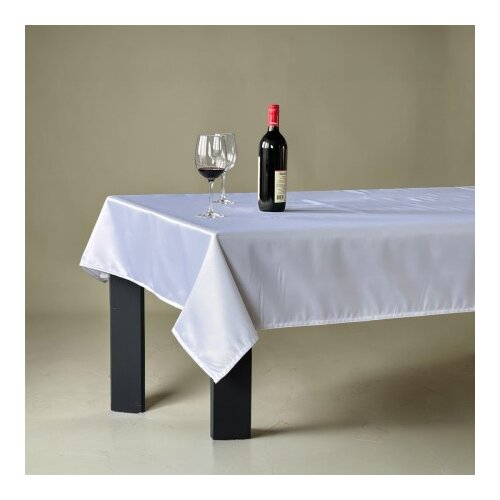  Stolnjak Damast Glat - 150x160cm Bela boja ( VLK000340-belaboja ) Cene